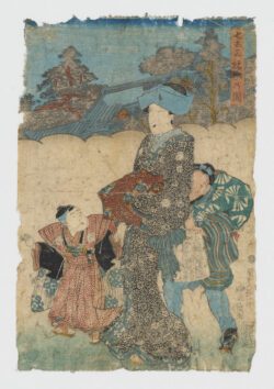 Celebración del Festival Shichigosan (Shichigosan iwai no zu)