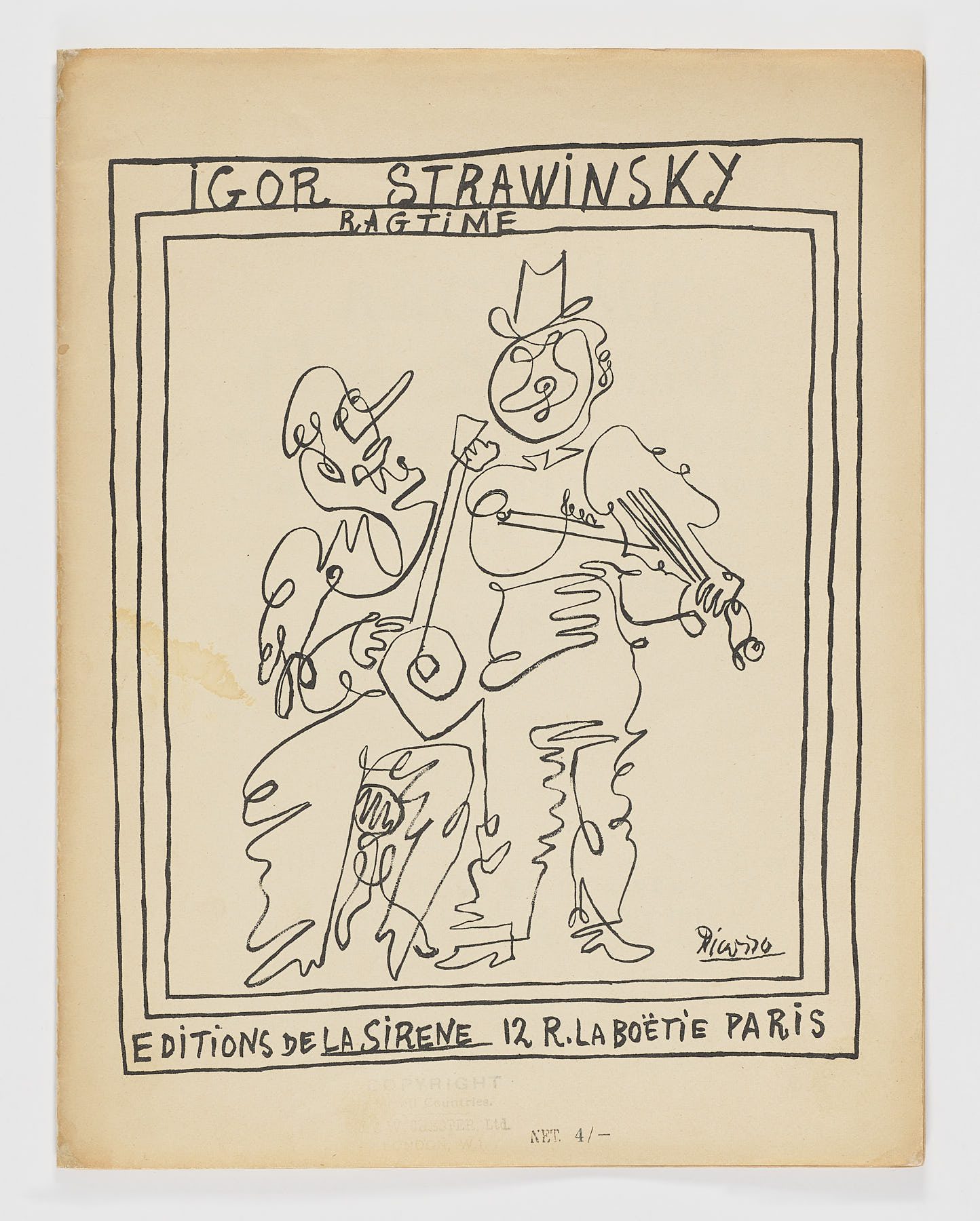 RAGTIME, Igor Strawinsky