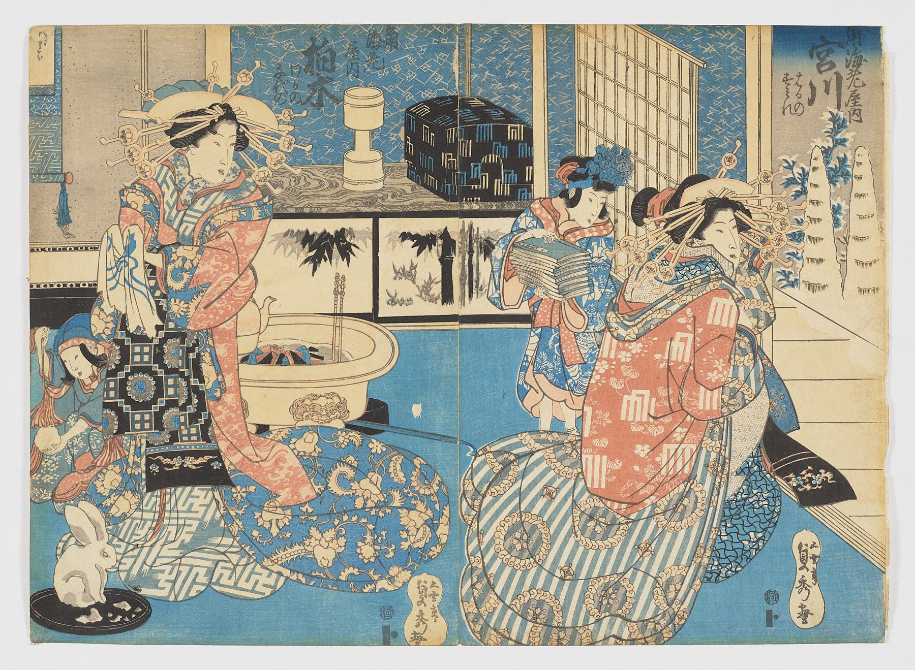 Seirô bijin yukimi kôkei: Ôyodo of the Kado-Ebiya