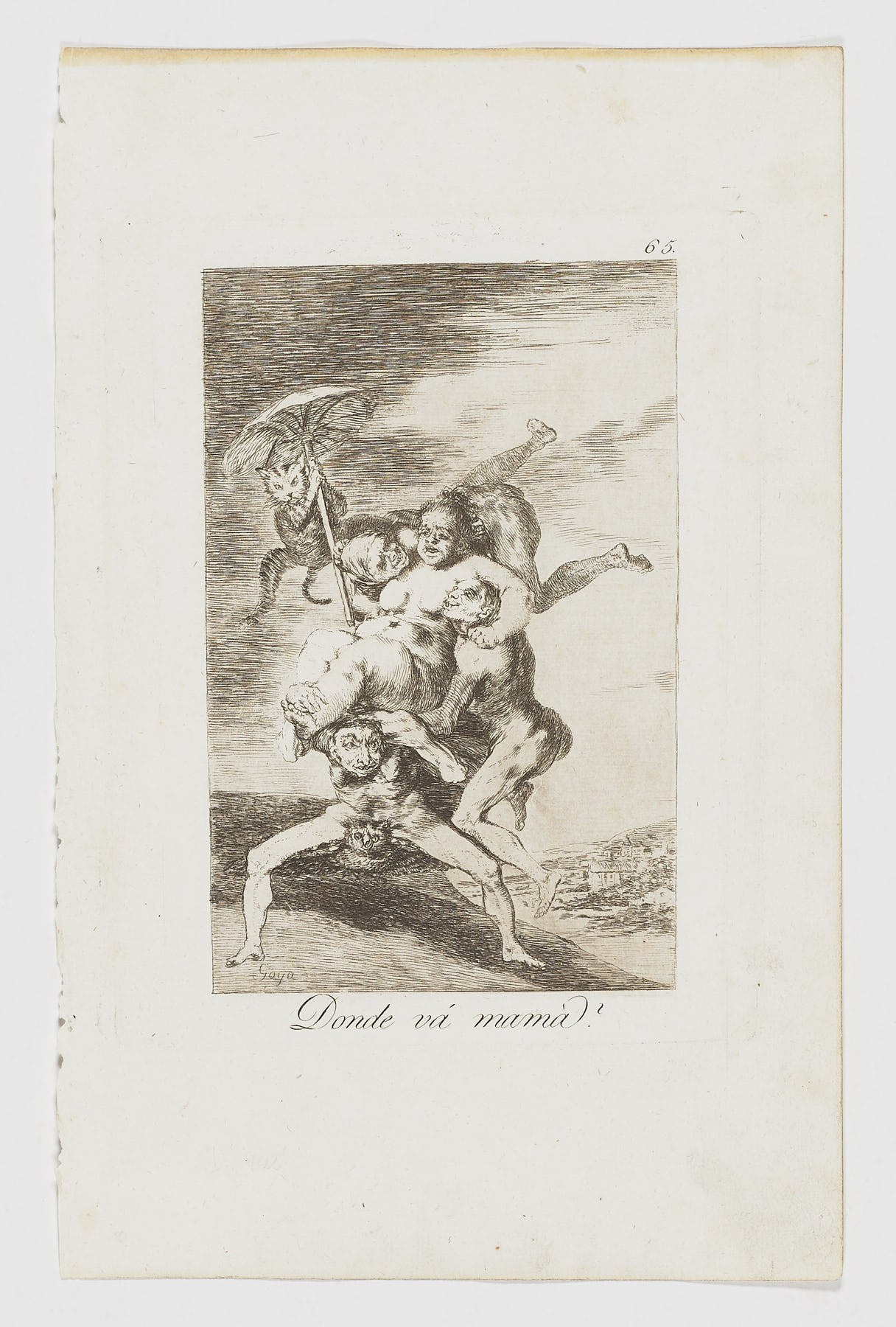 Donde vá mamá?, Francisco de Goya