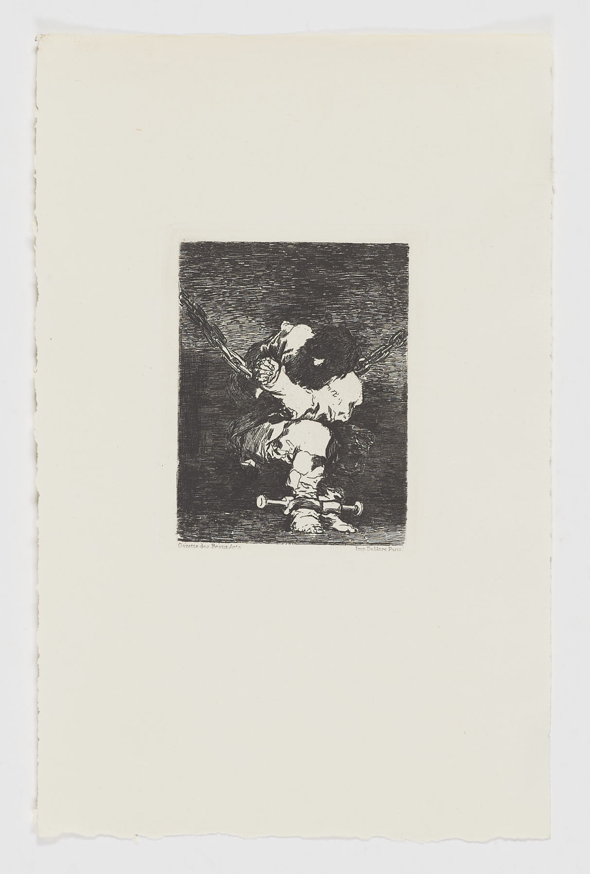 Tan bárbara la seguridad como el delito, Francisco de Goya