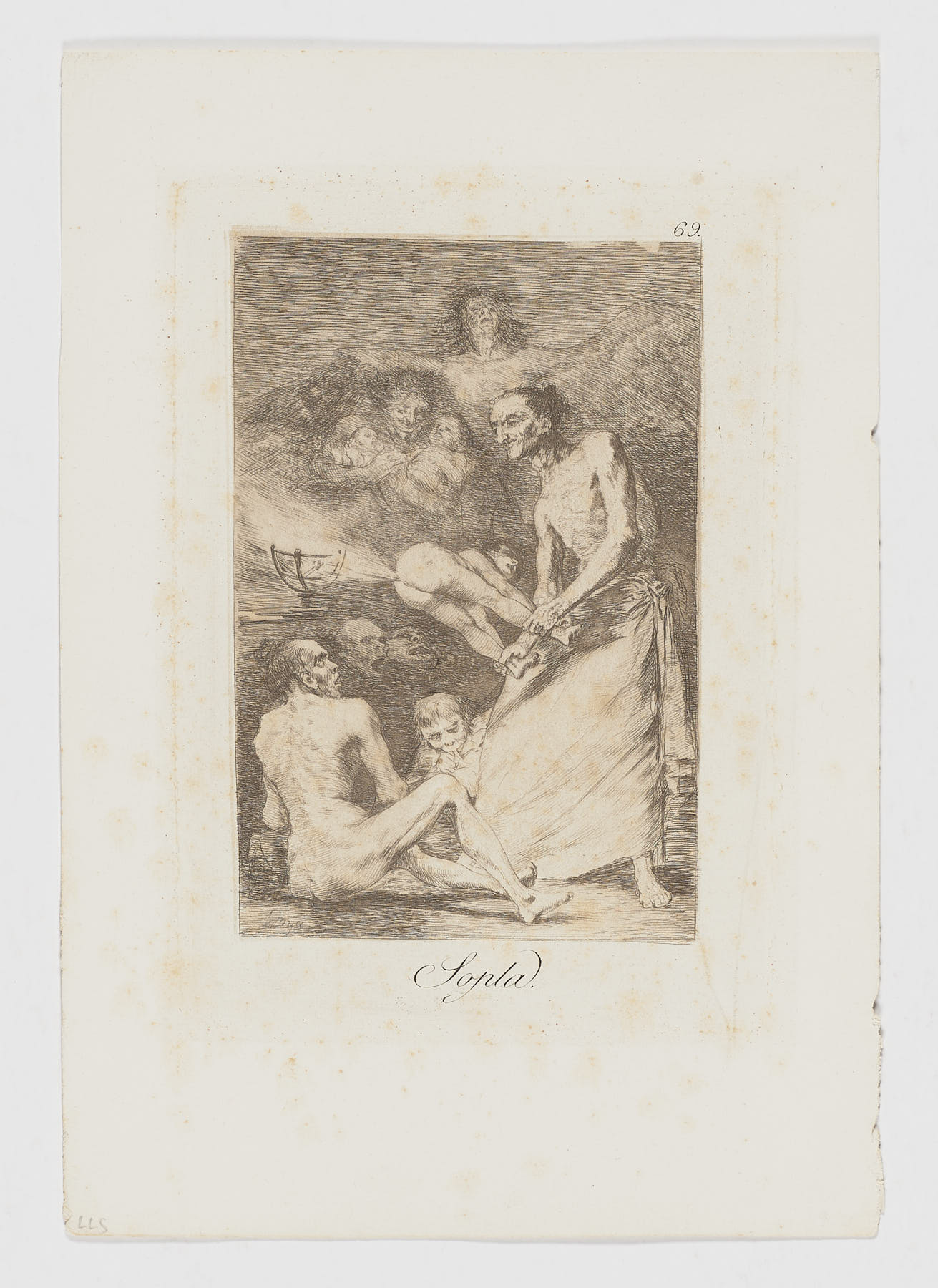 Sopla, Francisco de Goya