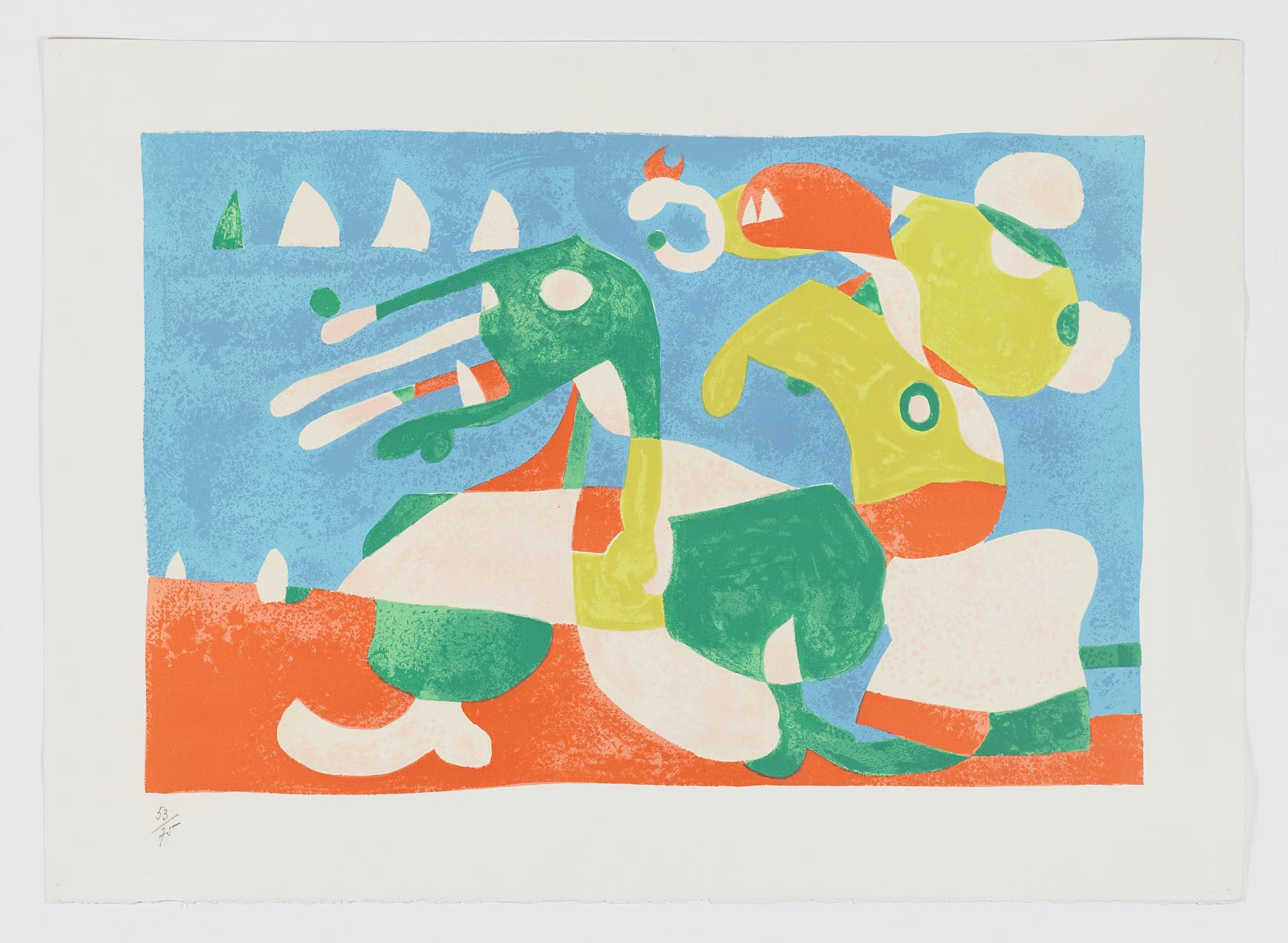 Chez le Tzar II (from Ubu Roi) (Mourlot 414), Joan Miró