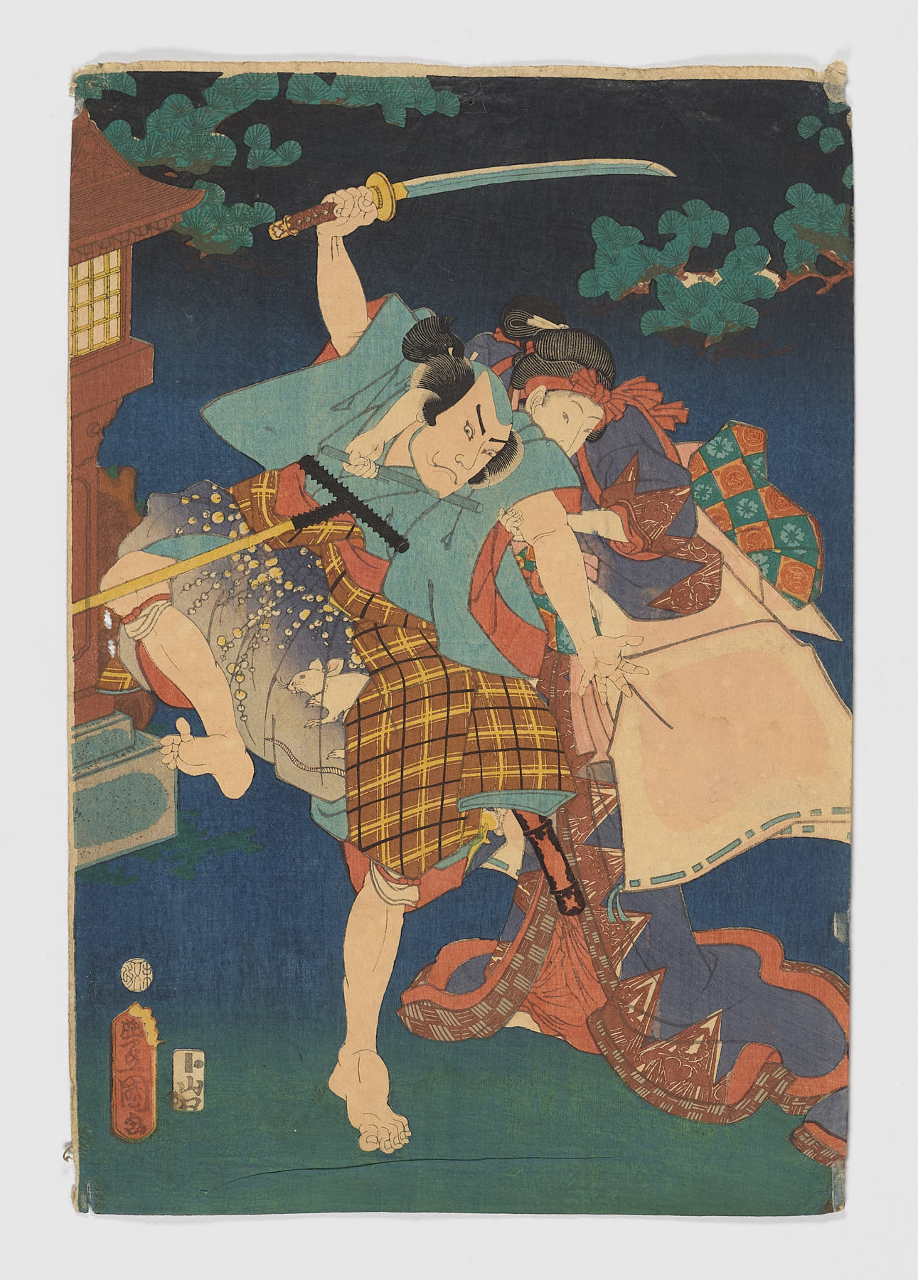 Escena de teatro kabuki