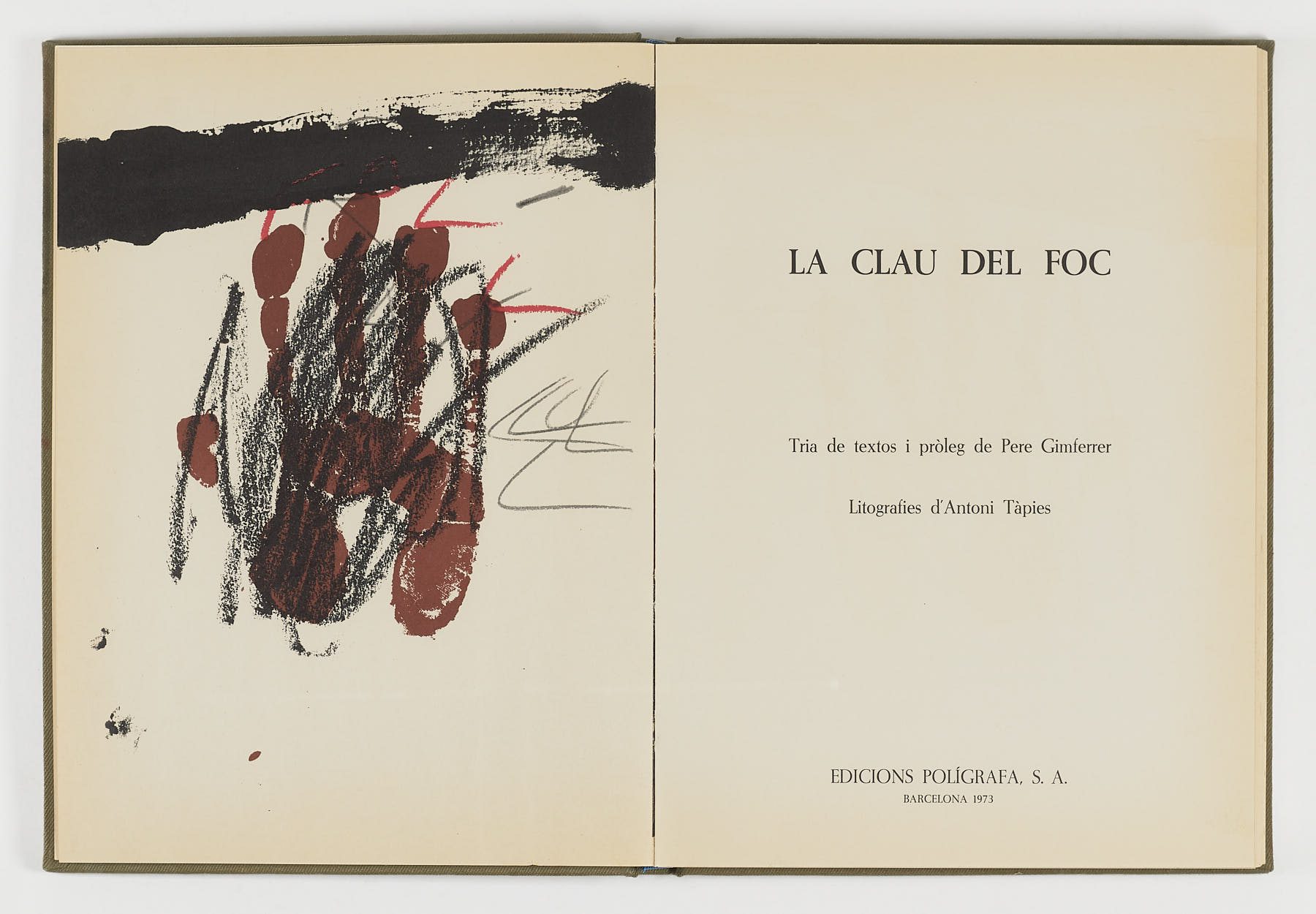 La Clau del Foc, Antoni Tàpies