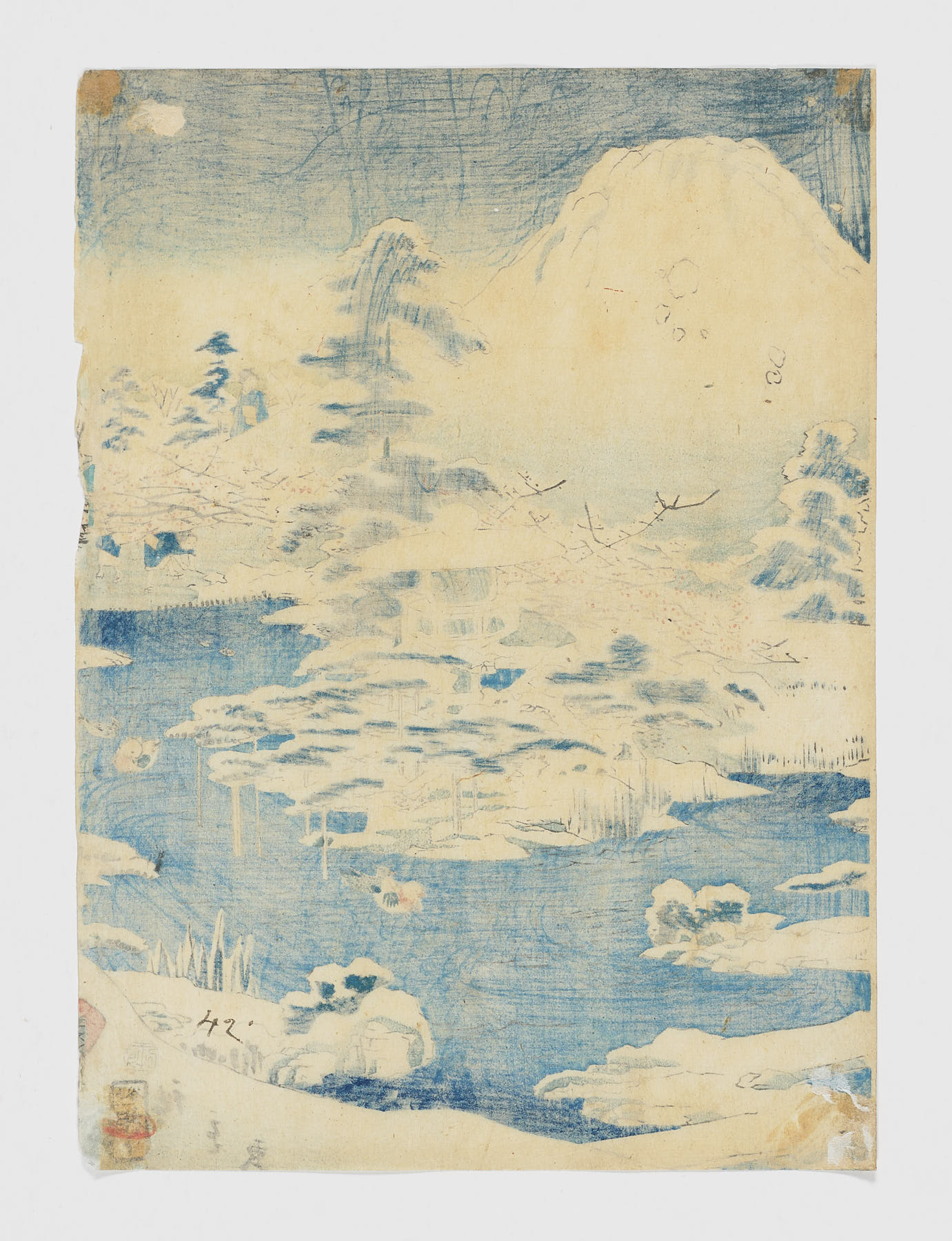 vTeichū no yuki - Utagawa Hiroshige II